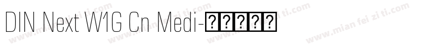 DIN Next W1G Cn Medi字体转换
